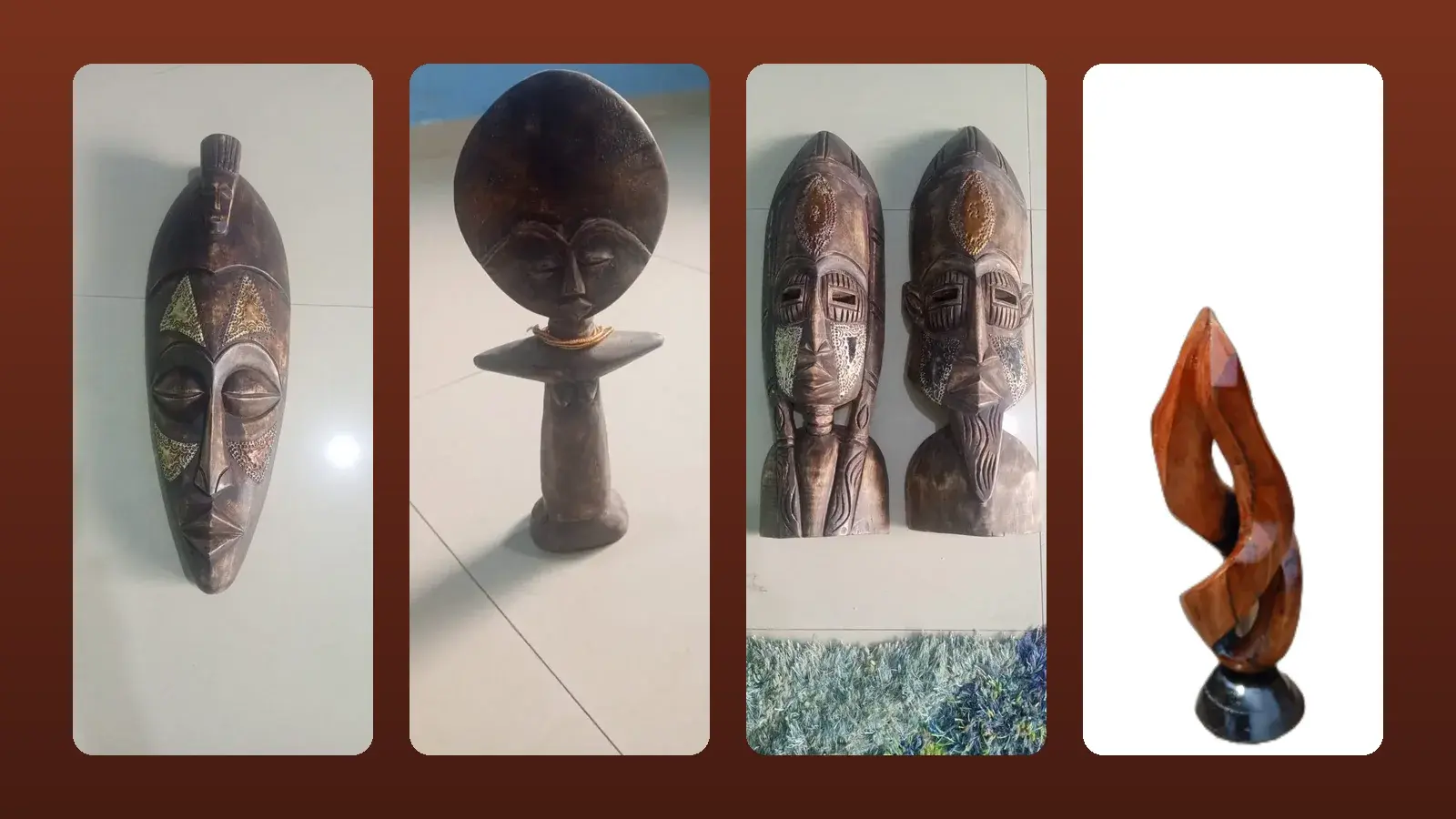 The woods and forms of African carving, how to tell genuine hand carving, why to buy contemporary rather than 'antiqu…