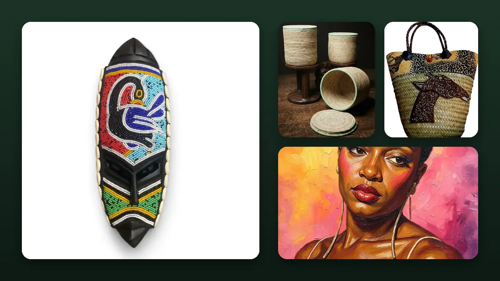 A price banded guide to handmade African Christmas gifts, from a 12 GBP perfume oil to one of a kind wall art, every …