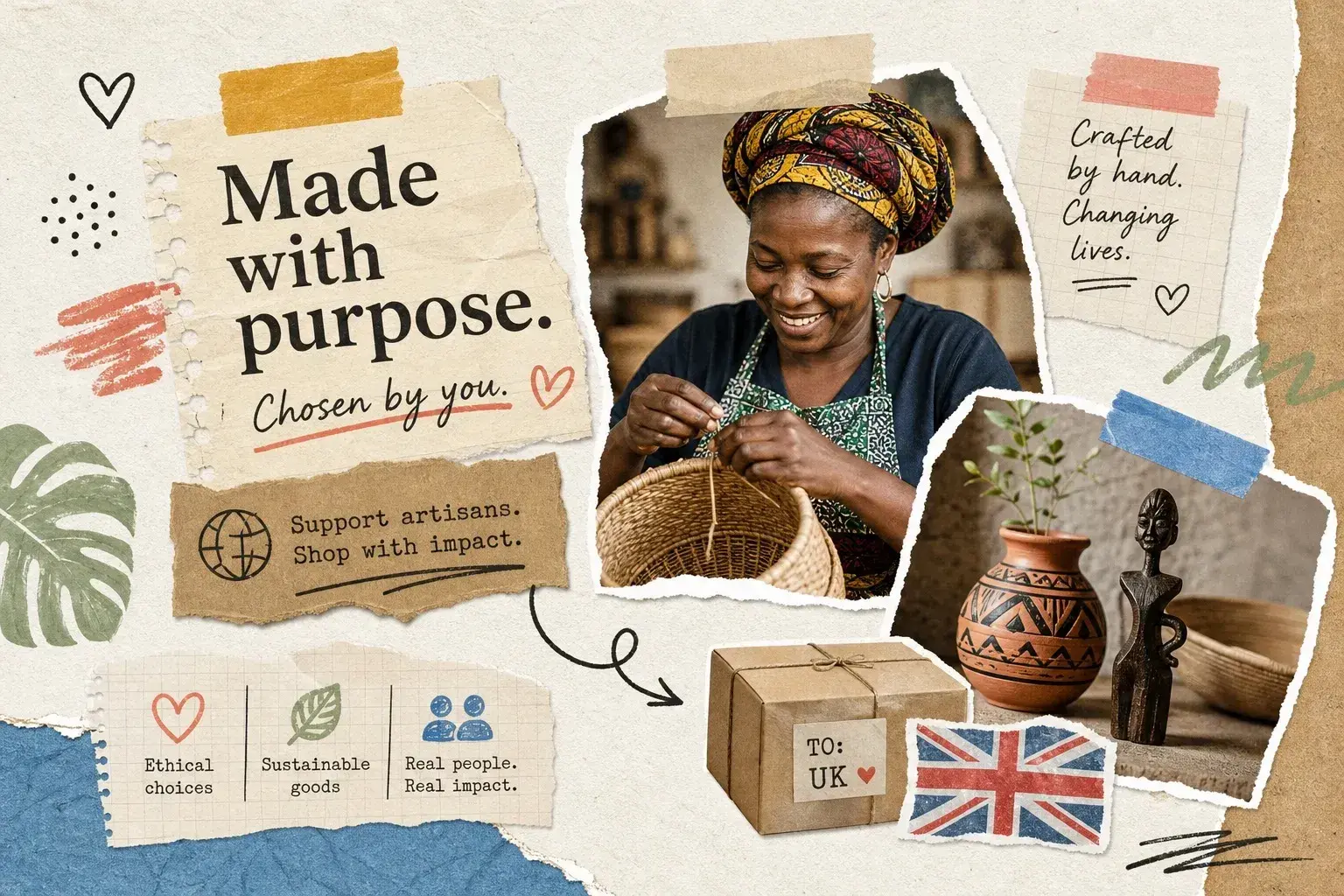 Learn how to buy authentic products directly from African artisans.