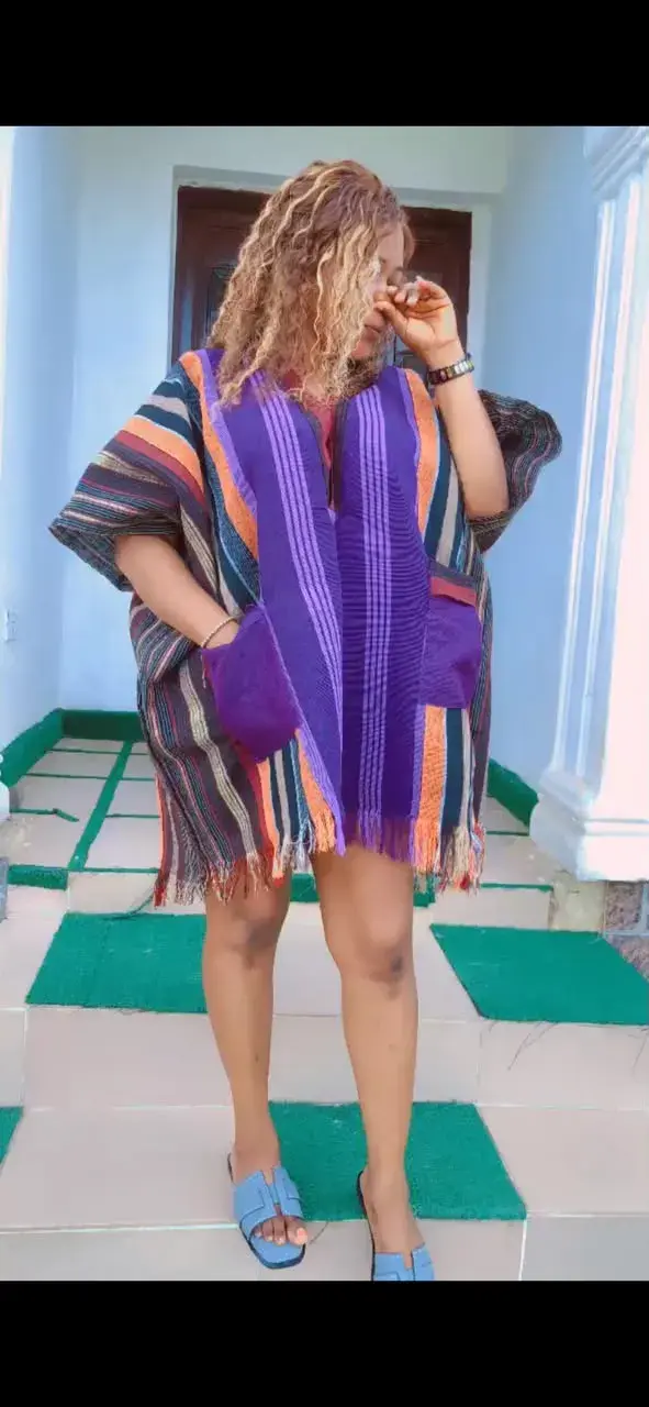 Aso Oke Bubu Dress with Pockets