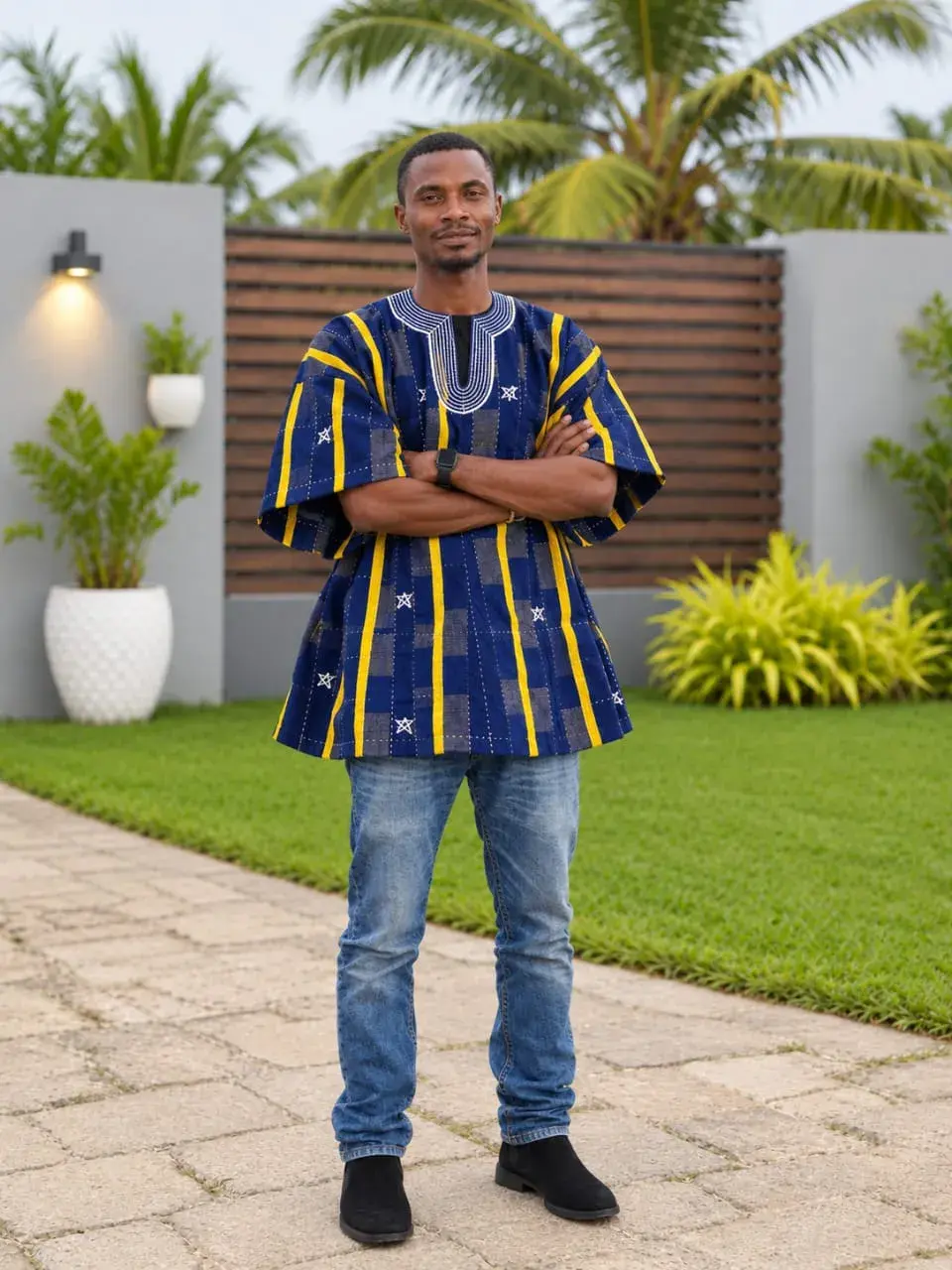 Men's Ghana Smock, Fugu