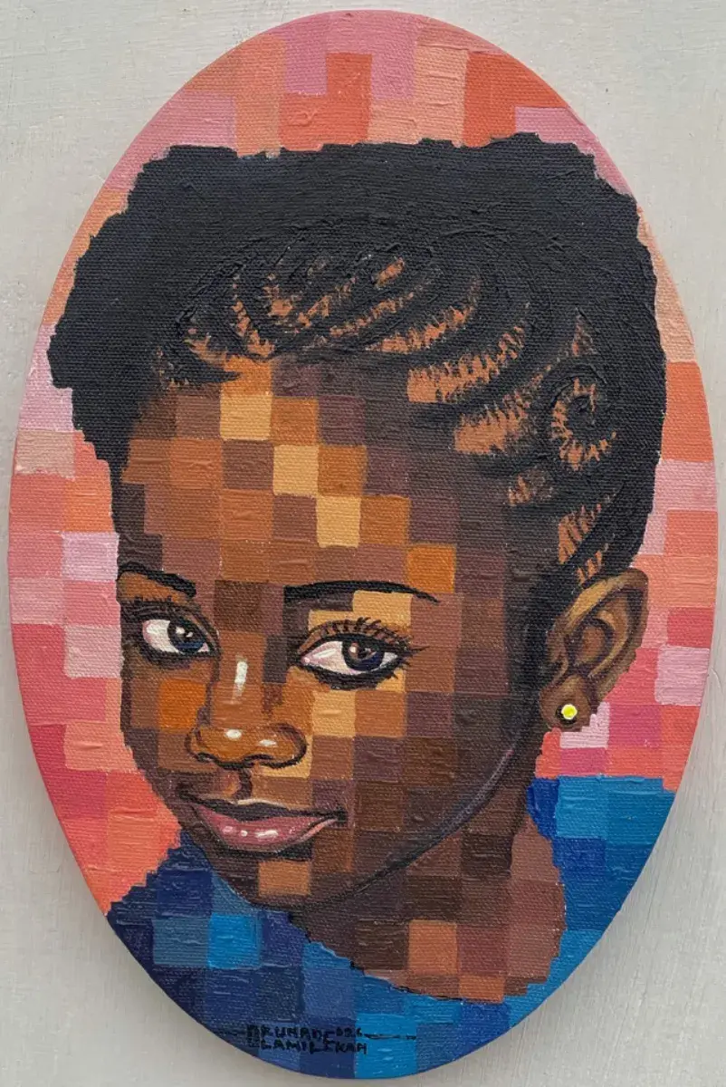 The Last Time It Felt Like Home | Small Original African Painting