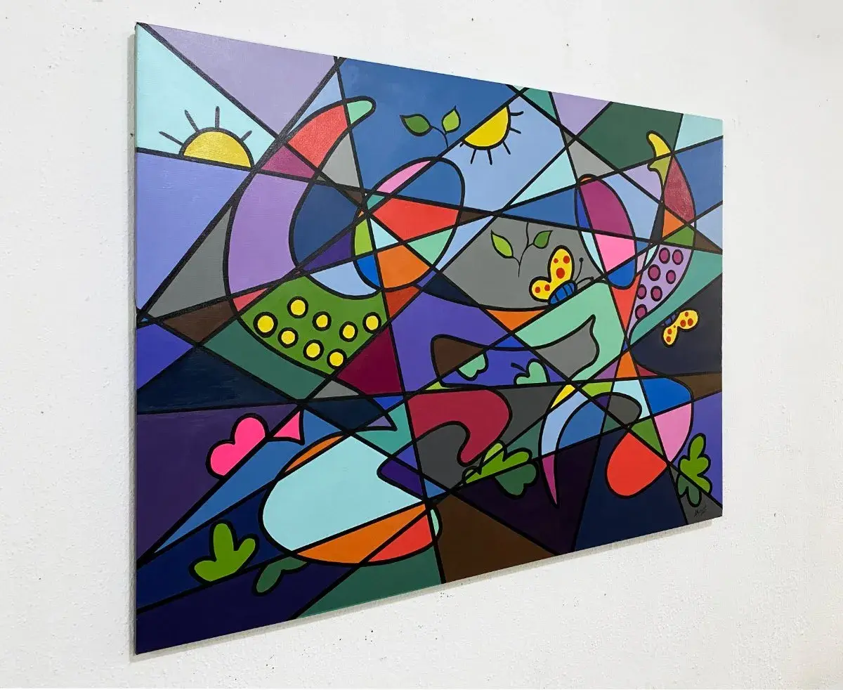 To Dance In Spectrum, Abstract Painting