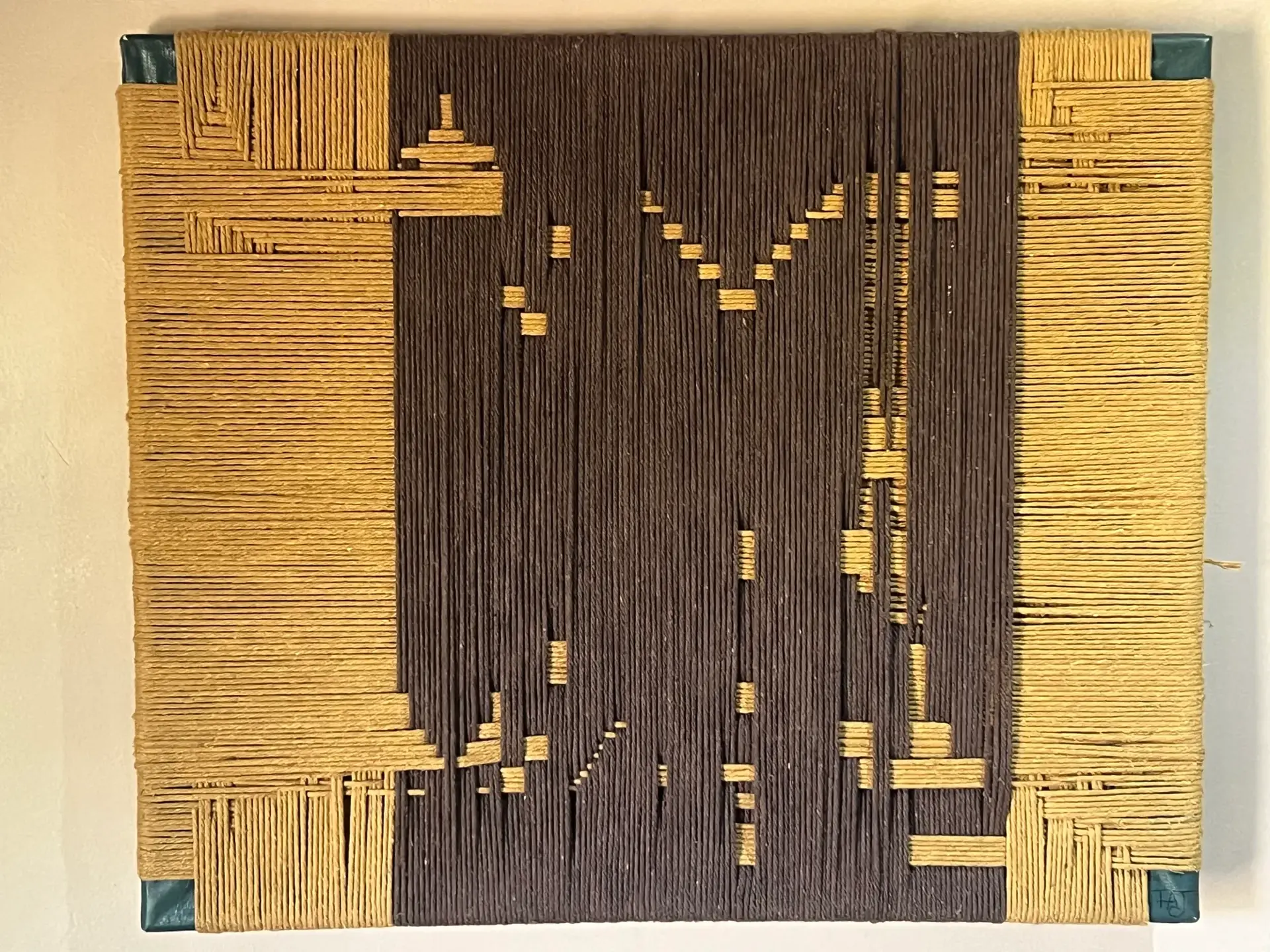 Woven Symphony Abstract Painting