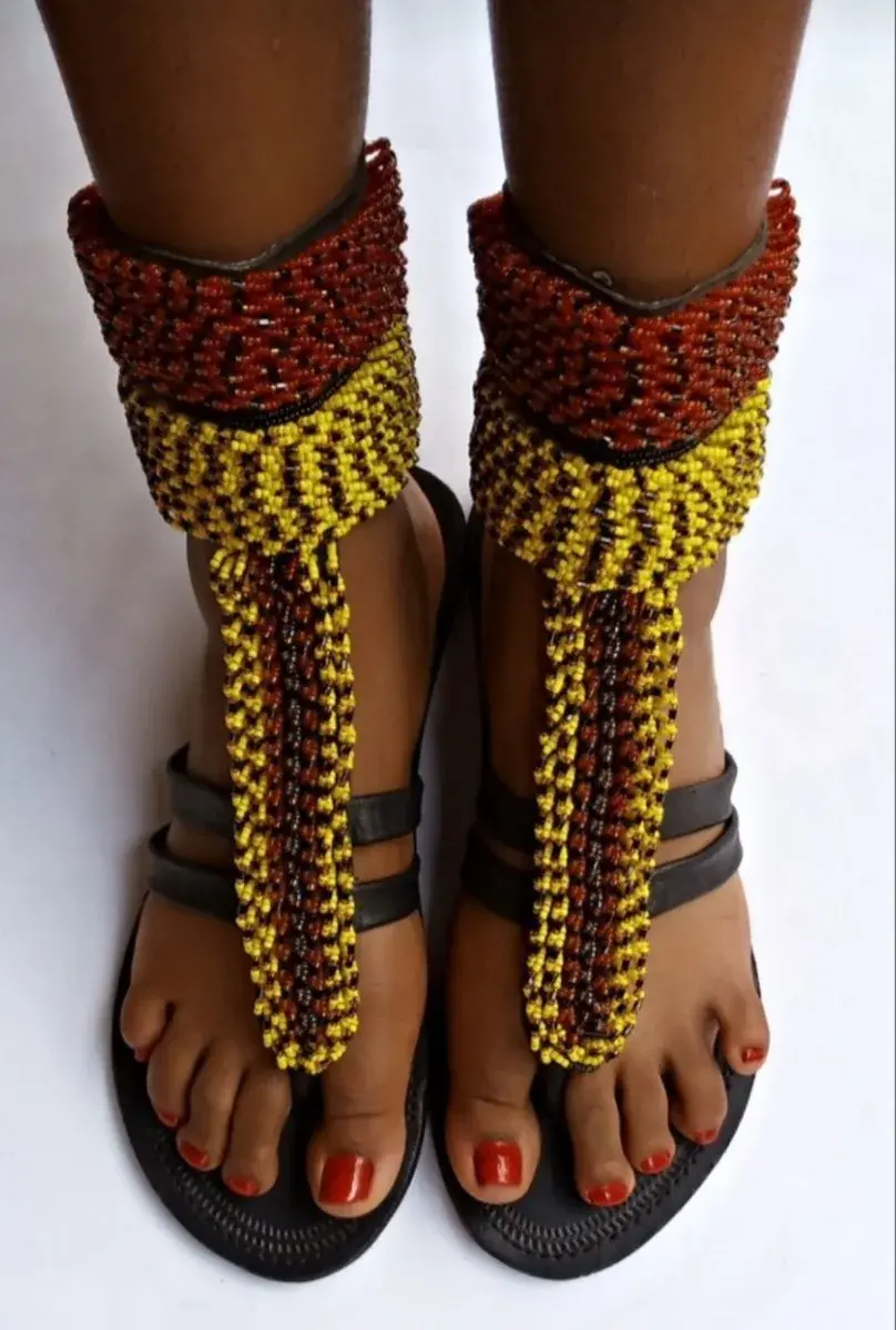 Handmade Maasai Leather Sandals