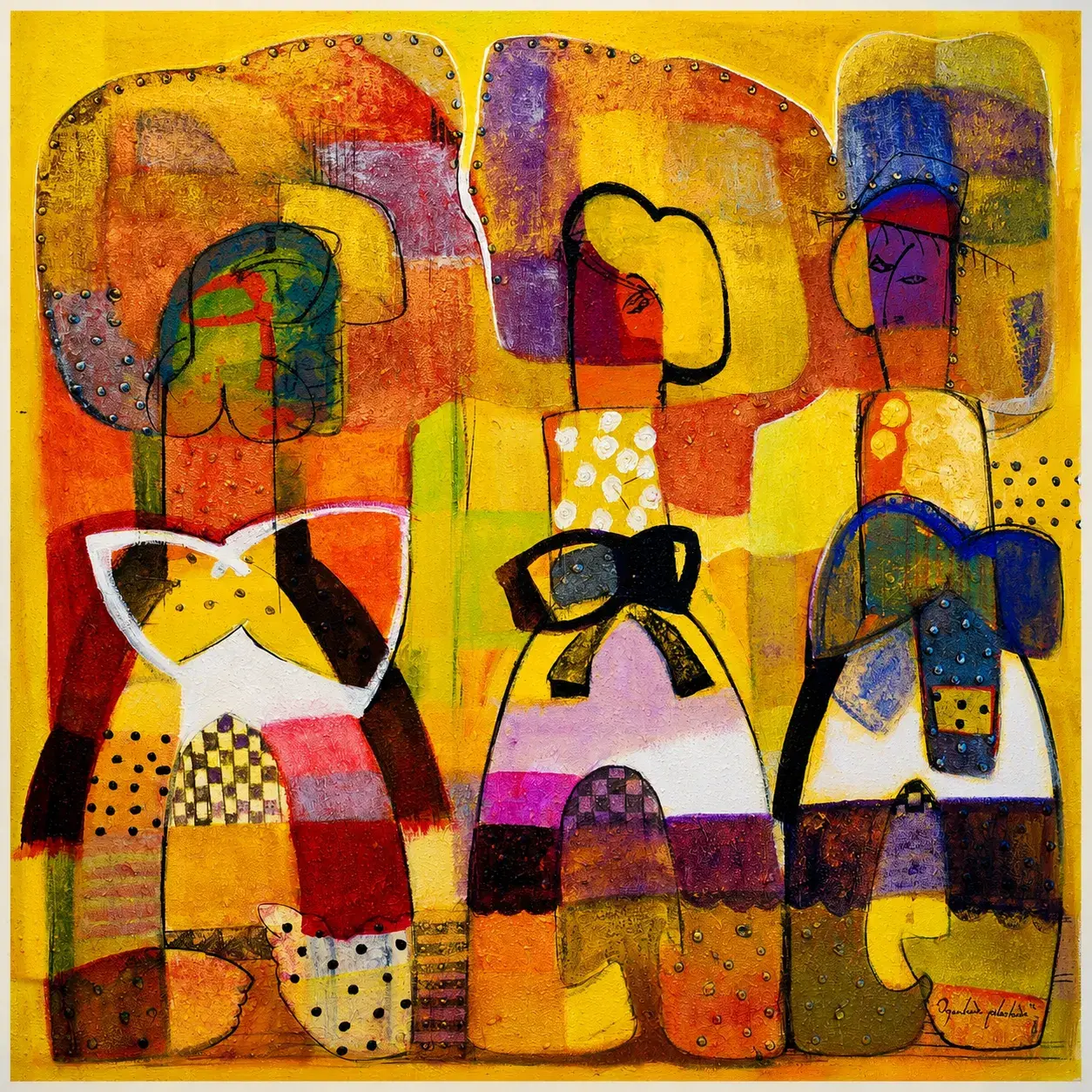 Elegant Dames in Fashion 2 Print