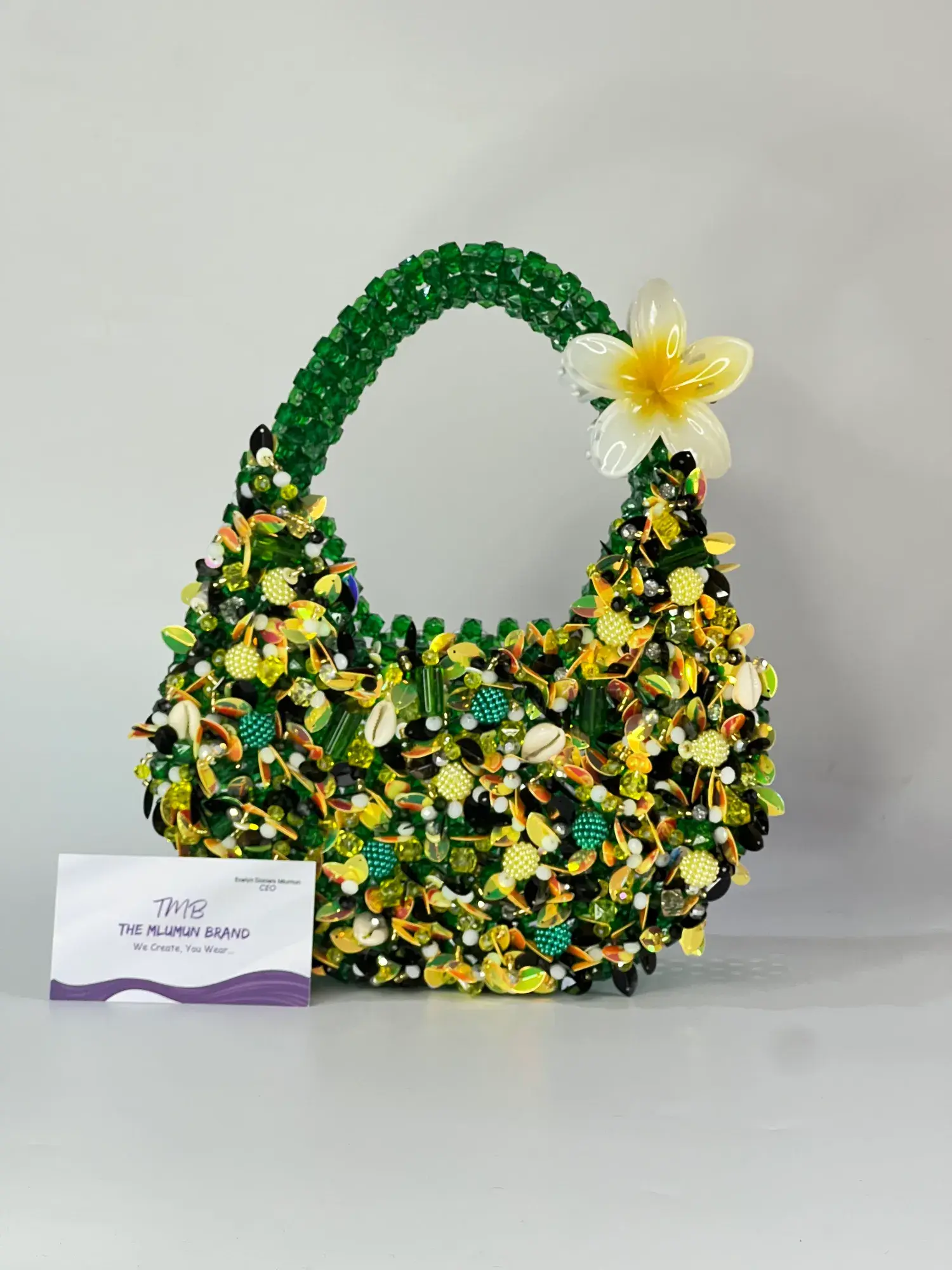 Adufe Handcrafted Floral Handbag