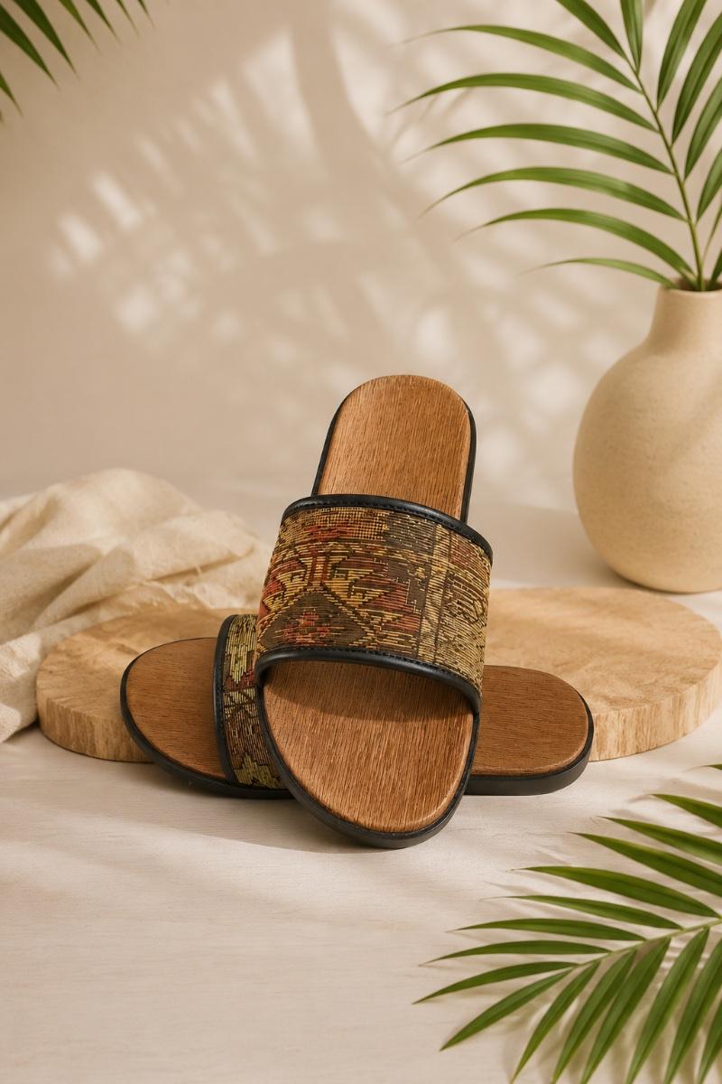 Sahara Woven Slides for Men