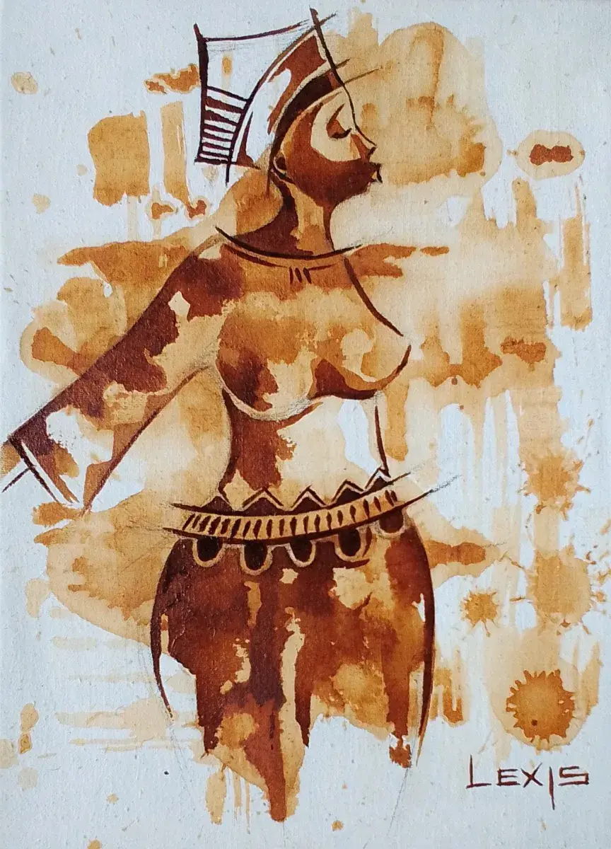 Essence of Her, African Woman Painting